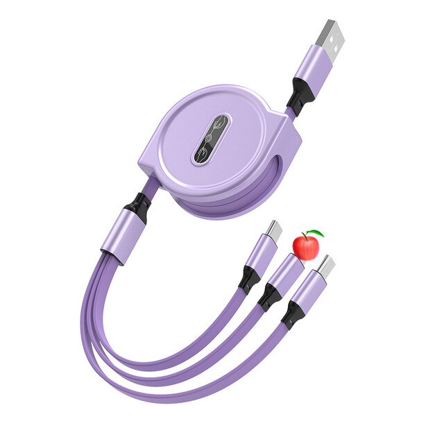 Cable - 3 In 1 USB Extendable Charging/Data