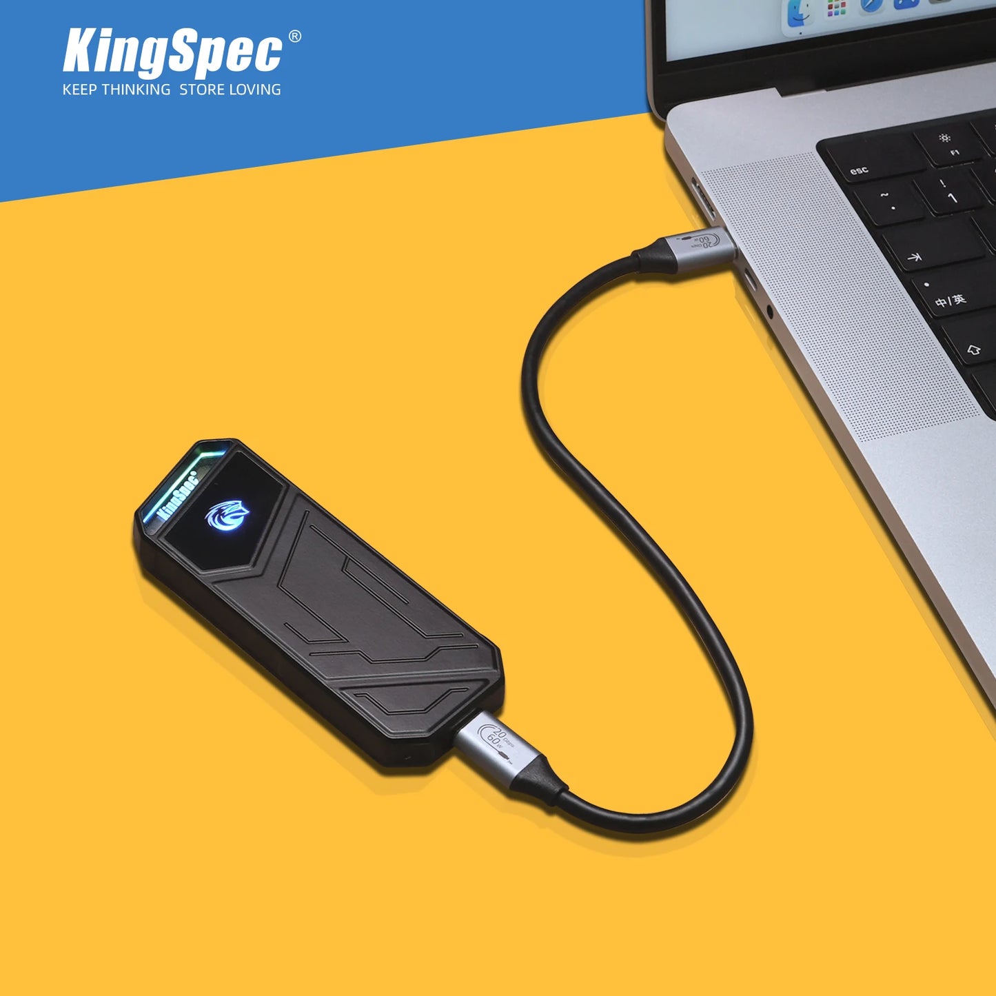KingSpec Portable Solid State Drive (NVMe)